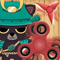 Игра Samurai cat spinner Игра Samurai cat spinner